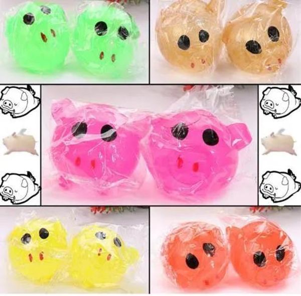 Oyuncak Dropshipping Antistress Dekompresyon Splat Ball Havalandırma Oyuncak Çeşitli Stiller Pig Toys Slime Gadget Komik Oyuncaklar Noel Hediyeleri