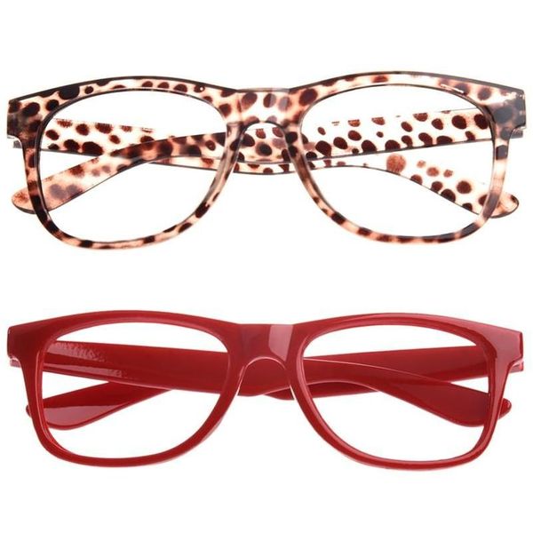 Moda óculos de sol quadros pcs elegante meninos meninas crianças crianças festa acessórios óculos quadro sem lentes leopardo redfashion gota deli dhto9