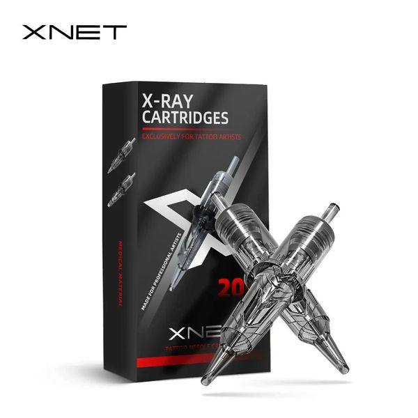 XNET X-RAY Cartridge Иглы для татуировки Круглый вкладыш RL Одноразовые стерилизованные безопасные иглы для татуировки для картриджей Ручки 20 шт. 240102