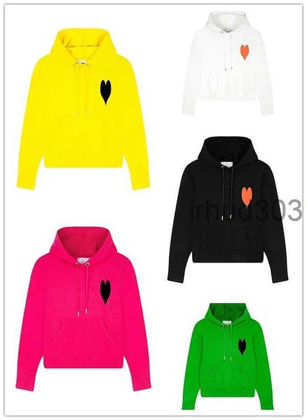 Nuovi designer da donna per uomo Ami a Heart Maglioni Pullover Uomo Felpa con cappuccio Manica lunga Maglione Felpa Ricamo Maglieria Abbigliamento uomo Abbigliamento invernaleTA5PTTA5P TA5P