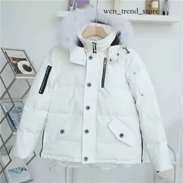 Mooseknuckle Chaqueta Chaqueta Parkas de plumón para hombre Invierno Impermeable Abrigo de pato blanco Capa Moda Alces Hombres y mujeres Mooseknuckle 999