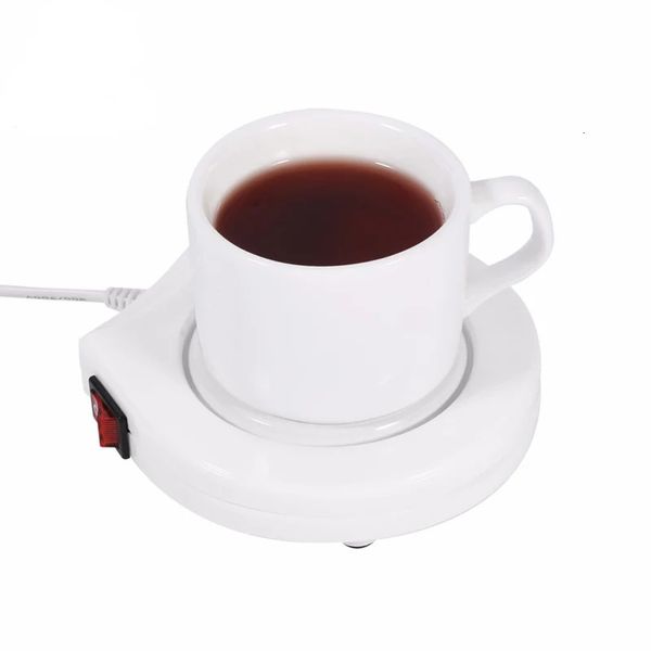 Bebida elétrica caneca de café copo mais quente almofada esteira placa crianças para escritório uso doméstico aquecedor alta qualidade copo calentador de taza 240102