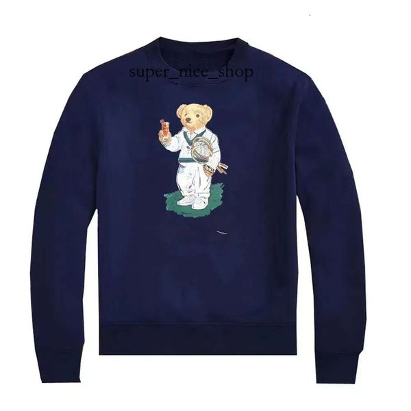 Polo Felpa con cappuccio da uomo Maglione Casual da uomo Teddy Bear RL Stampa Pullover Felpa con cappuccio Felpa con cappuccio Polo Giacca Rlhoodie 531