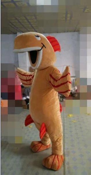 Costumi di alta qualità Immagini reali Deluxe costume della mascotte del pesce Formato adulto spedizione gratuita