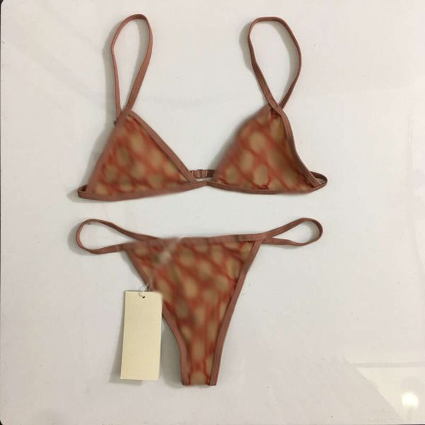 Set di reggiseni Set di biancheria intima romantica francese estiva con lettere ricamate in pizzo Reggiseno a coppa triangolare + triangolo