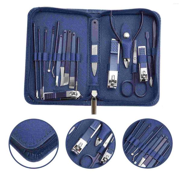 Kit per nail art Set di forbici per tagliacuticole Kit per manicure professionale Accessorio per pedicure