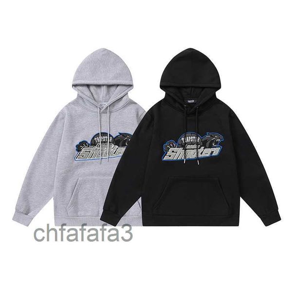 Trapstar Hoodies Tasarımcı Sweatshirt Hoodie Man Siyah Köpekbalığı Kamuflaj Moda Hip Hop Uzun Kollu ABD Boyutu S-XXL UWS3 BTQD P1AC P1AC 999V