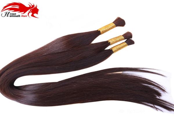 Человеческие волосы для микрокосичек, объемные волосы, бразильские прямые прямые волосы без утка, объемные волосы для наращивания6197828