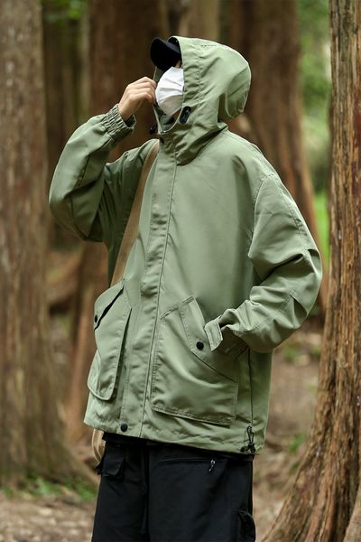 Erkek Hoodie Tasarımcı Teknoloji Ceketleri Ceket Bahar Sonbahar Kış Giysileri Marka Moda Ming Erkek Spor Rüzgar Dereciği Sıradan Fermuar Giyim