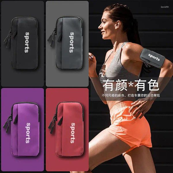 Поясные сумки для бега, чехол для мобильного телефона, сумка на руку, многофункциональная стильная сумка через плечо для спорта на открытом воздухе для мужчин и женщин