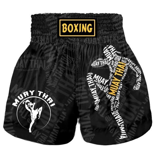 Gonne personalizzate muay thai shorts uomini donne pantaloni di addestramento con competizione professionale mma bjj