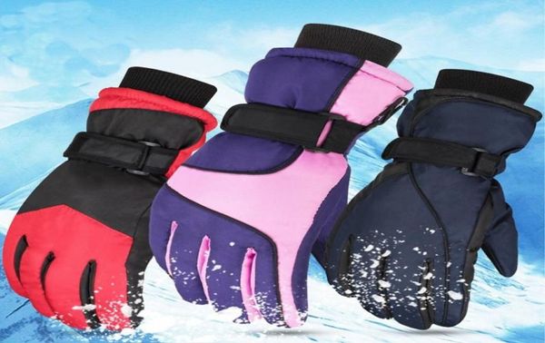 Winter Ski Handschuhe Männer Frauen 24 Farbe Snowboard Motorrad Reiten Winddicht Wasserdicht Unisex Motorrad Schneemobil Schnee Handschuhe 20106861231