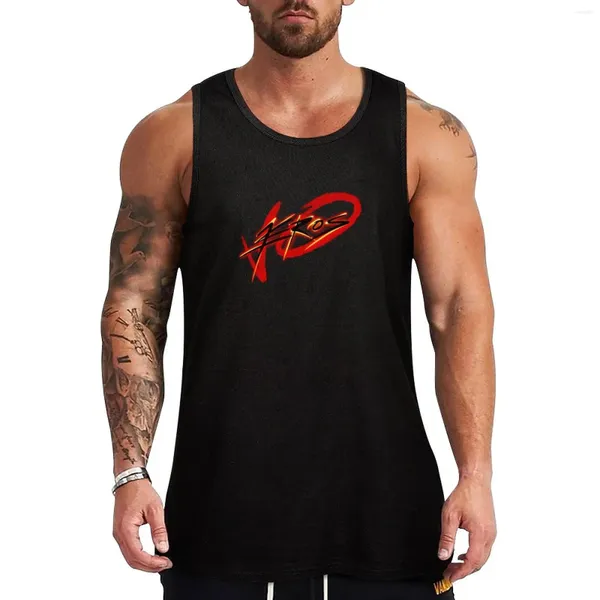 Regatas masculinas VoEROS Neon Logo Top Bodybuilding para homens manga curta camisa de ginástica homem