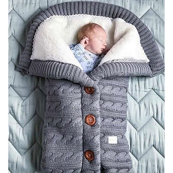 „Gemütliche und warme Decke zum Einwickeln von Winterbabys für Jungen und Mädchen – dicker Polar-Fleece-Schlafsack für Neugeborene – perfekte Babybettwäsche für einen ruhigen Schlaf!“