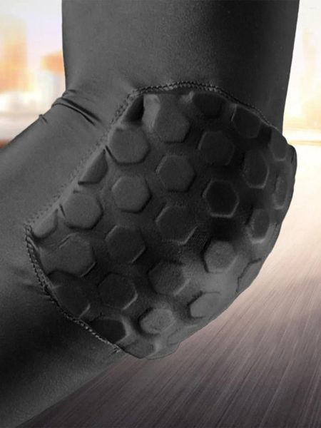 Genouillères de protection, bras anti-collision, Support de sécurité pour basket-ball, manchon élastique en nid d'abeille, coude de Sport