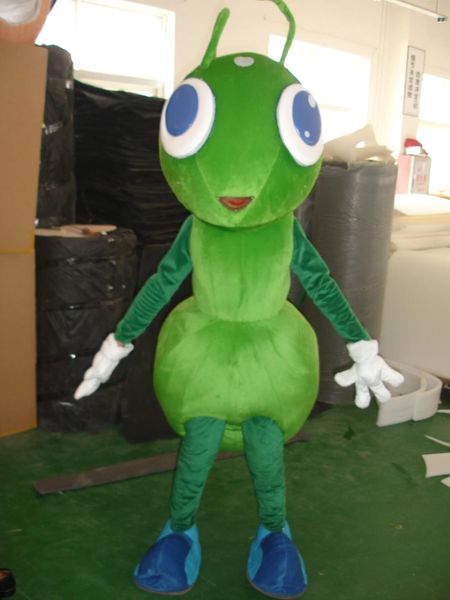 Costumi costume della mascotte di alta qualità Costume della mascotte della formica con immagine reale al 100% per la spedizione gratuita per adulti