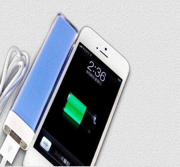 Tüm Ruj Güç Bankası 2600 MAH Dijital Ürün Yedek Piller USB Universal Charger8270219