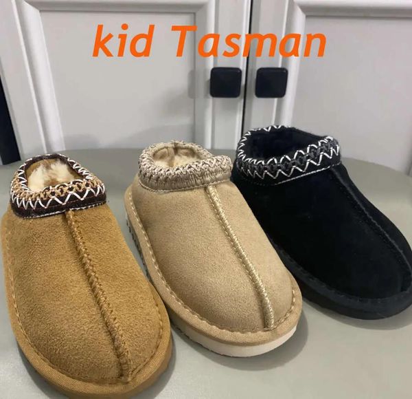 Slipper Australia Kids Toddler Tasman II Sliponi tazz per bambini Casterna Furia Furia di pelle di pecora Shearling Classic Ultra Mini Boot Winter M