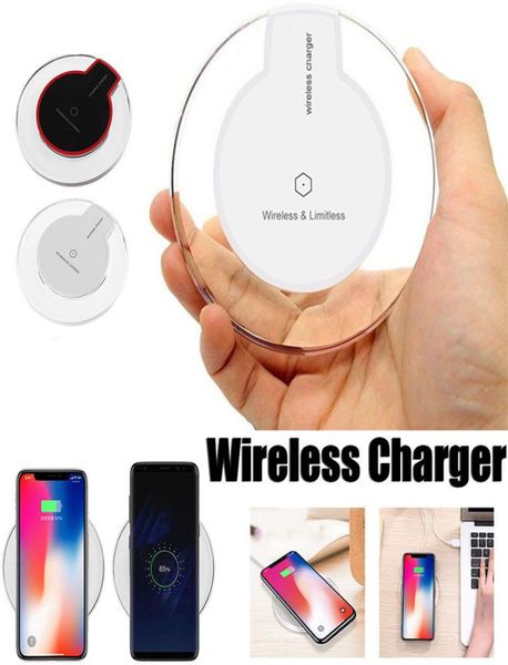 Qi Wireless Ladegerät Telefon Ladegerät Pad Tragbare Fantasy Kristall Universal LED Beleuchtung Tablet K9 Aufladen Für iphone XS MAX Samsung8626615