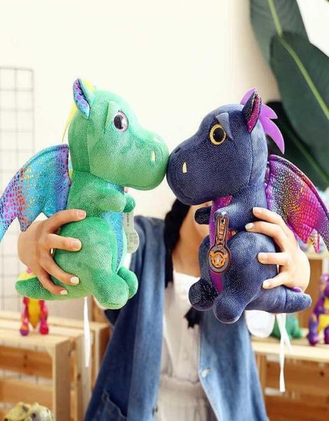 25cm brinquedo de pelúcia bonito pequeno dragão voador boneca dinossauro garra máquina crianças039s gift7287558