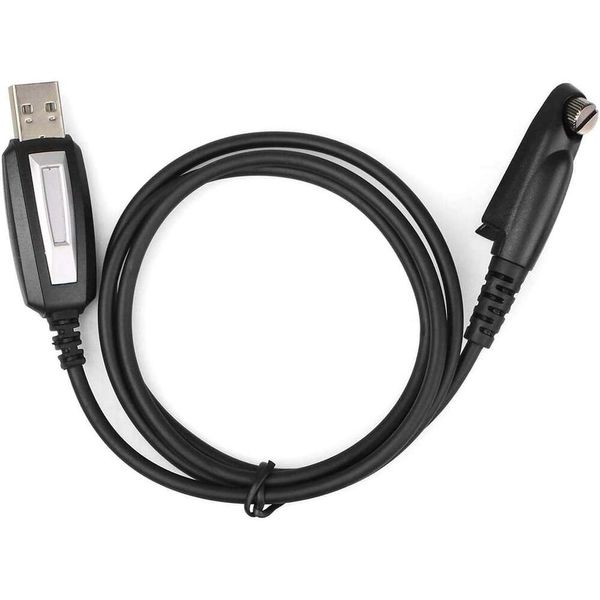 Cabo de programação USB compatível com walkie talkies TYT MD398 RT87 RT83 RT47 RT47V (1 pacote)
