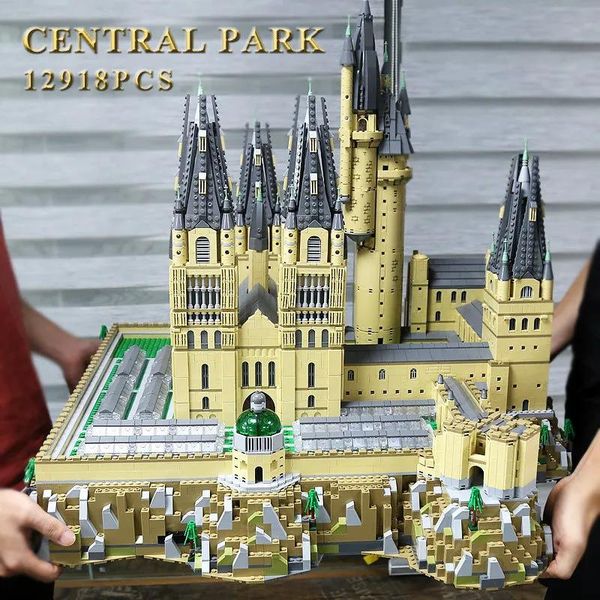 Blöcke AUF LAGER S7315 Film Montage Spielzeug MOC30884 Magic Movie Castle Modell Bausteine Ziegel Kinder Weihnachten Geschenke 71043 160 Beste qualität