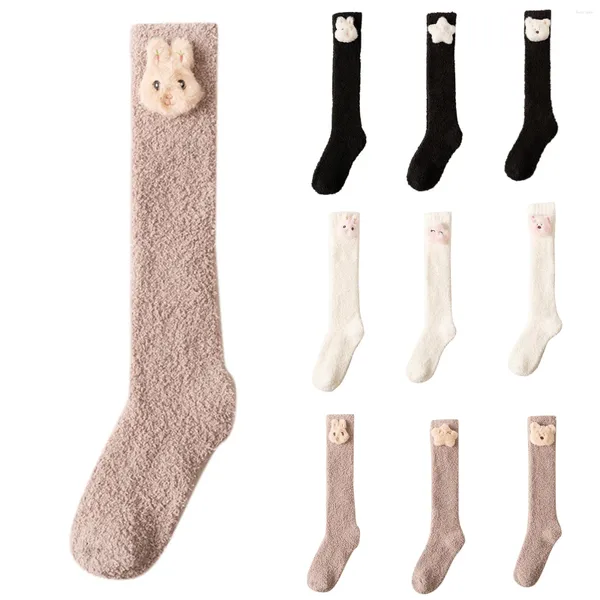 Мужские носки, теплый рождественский топ для зимы, чулки до бедра без бега, колготки до колена, женские