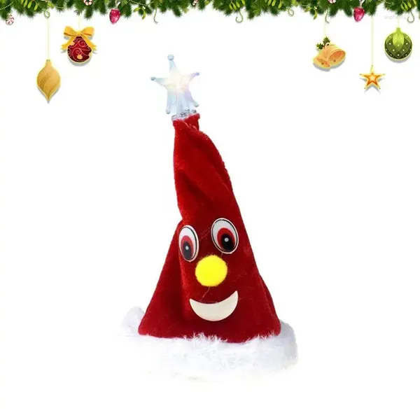 Weihnachtsdekorationen, tanzende Mütze, Dekoration, lustiger singender Baum, Weihnachtsmann-Ornament, Kinder und Erwachsene