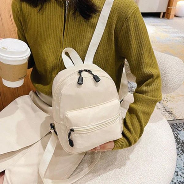 Sacos escolares mini mochila feminina pequena viagem bagpack senhoras estilo coreano saco de estudante para meninas adolescentes pacote