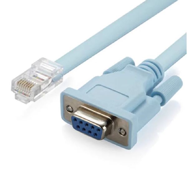 RJ45-zu-RS232-Seriell-Port-Kabelkonsole DB9 zu RJ45, geeignet für Router-Konfigurationskabel