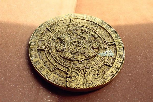 Crafts Mayans Maya Medeniyeti, Meksika Turist Seyahat Eşyası 3D Reçine Buzdolabı Mıknatıs