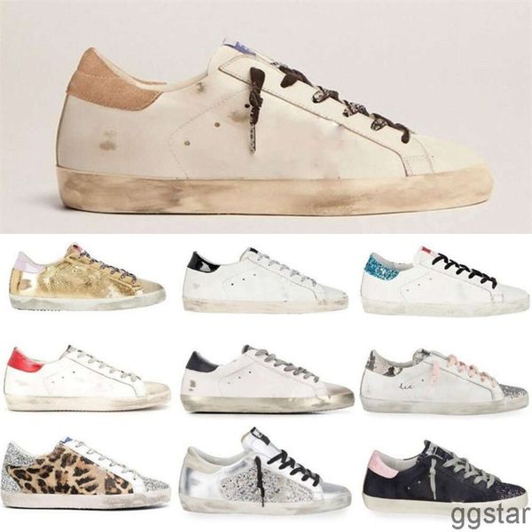 Con scatola Goldenlys Gooselies Sneakers sporche scarpe da ginnastica da donna Superstar Doold 2023 scarpe sportive moda uomo Ball Star scarpe casual scarpa piatta in pelle bianca Qualità 6TMA