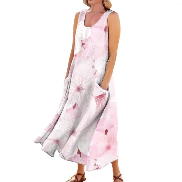 Vestidos casuais roupas femininas confortáveis clubes soltos flor floral impresso verão terno conjunto mulheres mulheres 2024 vestidos