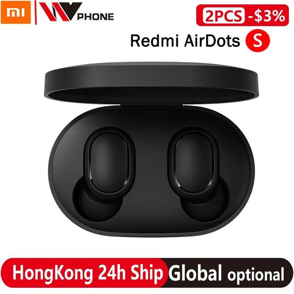Kopfhörer Xiaomi Redmi AirDots S Wireless Bluetooth 5.0 TWS Kopfhörer Headset Links Rechts Low Lag Mode Mi True Wireless Stereo Auto Link