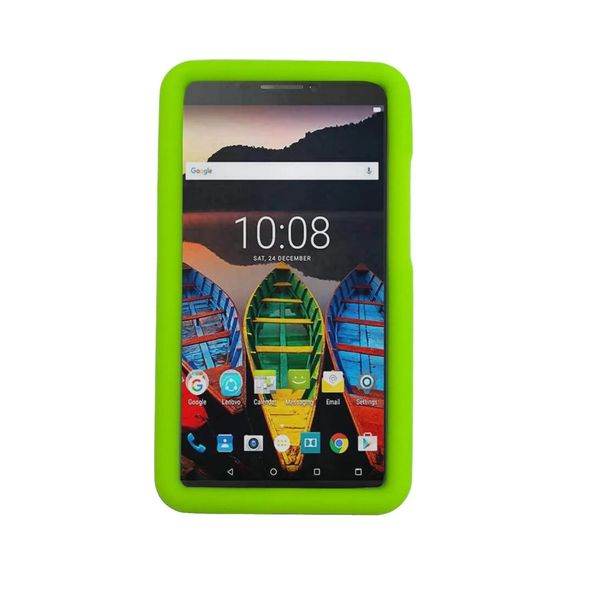 Sacos MingShore Silicone Caso Robusto Para Lenovo Tab 3 7 Plus Modelo TB7703X TB7703F 7.0 Tablet Capa