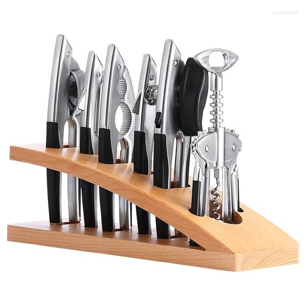 Stoccaggio da cucina Utensili da cucina Apribottiglie da sette pezzi/Spremiaglio/Pinze per noci/Set di gadget pelapatate