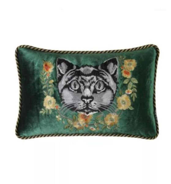 Cushiondecorative travesseiro decoração de casa bordado artesanal caso europeu decorativo sofá lance feminino capa de almofada de veludo style11710253