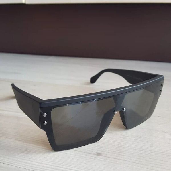 Прямоугольные солнцезащитные очки с матовыми черными/темно-серыми линзами 1583 Wai mea Мужские дизайнерские солнцезащитные очки Shades Sunnies Gafas de sol UV400 Очки с коробкой