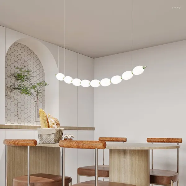 Pendelleuchten Postmoderne Lampe Halskette String Kronleuchter Design Raumdekor Licht Restaurant Halle LED-Leuchten Hängeleuchten