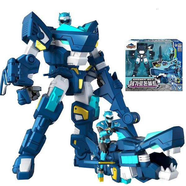 est Mini Force 2 Super Dino Power Transformer Robot Toys Фигурки MiniForce X Деформация Игрушка-динозавр 240102