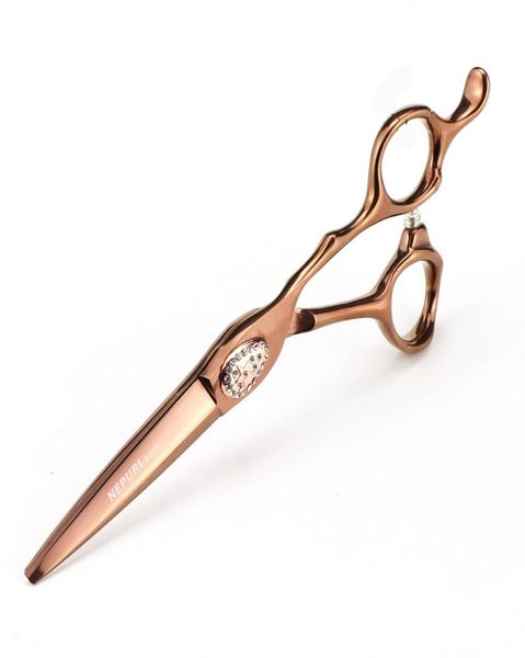 Japan 440c Professionelle Friseurschere 6 Zoll Barber Sharp Scissor Hair Stylist Dedicated Haarscheren-Sets Roségold W2209215802484