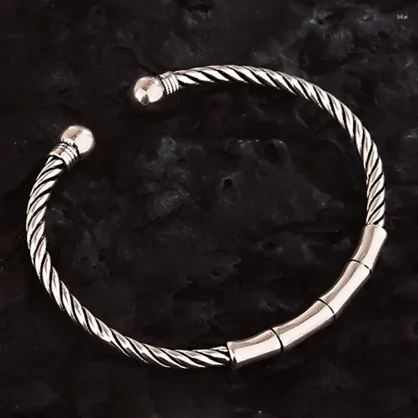 Link Armbänder Retro Chinesischen Stil Bambus Armband Für Frauen Einfache Und Modische Gebratene Teig Twists Kreative Offene Fabrik Direkt Verkauf