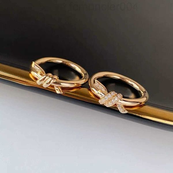 Yüzük Takılar Sevgililer Günü Hediyesi Diiling T Ring 925 Gümüş Knot Çifte Çift Erkek Kadın Xsck