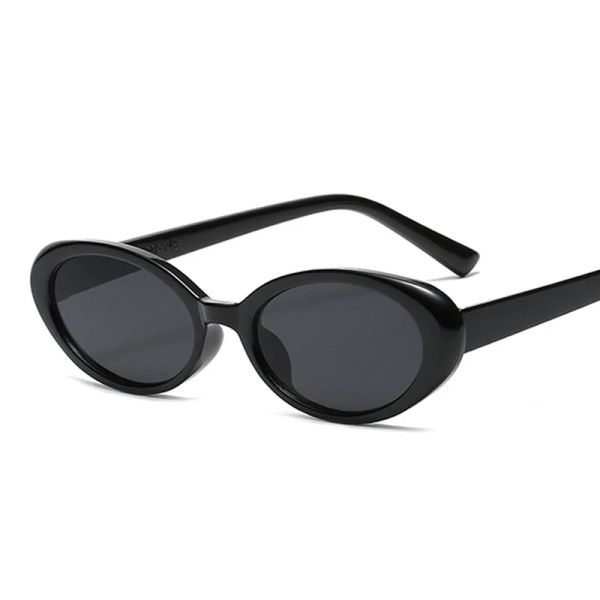 Винтажные солнцезащитные очки в маленькой оправе, мужские брендовые дизайнерские солнцезащитные очки, мужские модные очки, овальное зеркало, черный ретро, Oculos De Sol