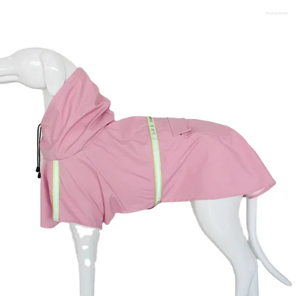 Hundebekleidungsfabrik direkt Haustierkleidung Hunde reflektierender Regenmantel wasserdichter Großhandelsregenmantel mit Preis