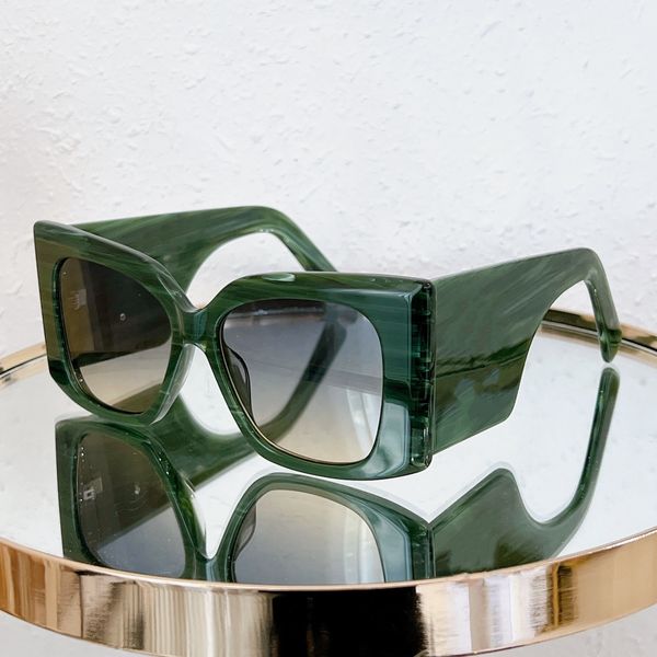 Óculos de sol de designer polarizados de luxo para homens mulheres legal moda quente clássico placa grossa preto branco grande quadro óculos homem óculos de sol UV400 com caixa original