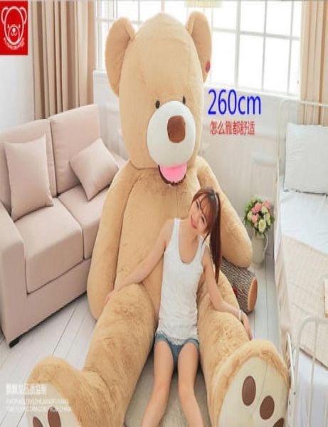 340CM SUPER RIESIGER TEDDYBÄR, NUR ABDECKUNG, PLÜSCHSPIELZEUGSCHALE MIT REISSVERSCHLUSS 134quot8726919