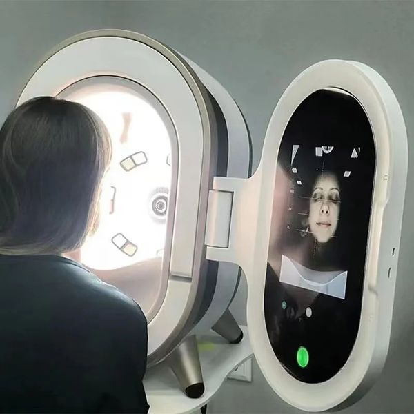 3D AI Scanner Gesicht Hautpflege Analysator Maschine Magie Spiegel Monitor Tragbare Diagnose Gesichts Analyse Analysator Tester