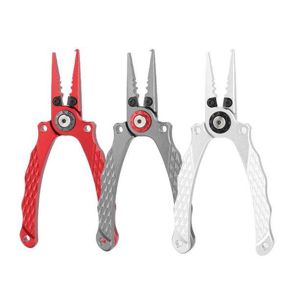 Buitenvistang 7 inch aluminium vismultitool met viskoorden en plastic omhulsel