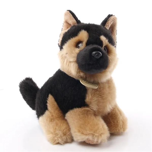 Animali Aurora Toys Dog Razza con un lungo peluche setoso peluche Pastore tedesco bambola divertente per bambini regalo di compleanno di compleanno 210728